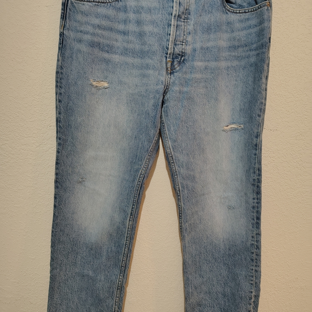 Everlane The Relaxed Straight Fit  Light Denim Jeans Women's 29 Excellent